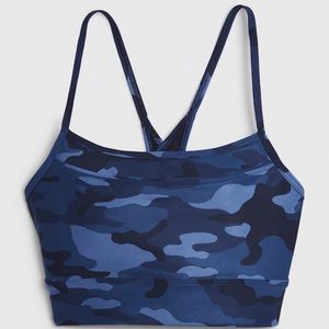 Gap GapFit Low Impact Racerback Camo Sports Bra
